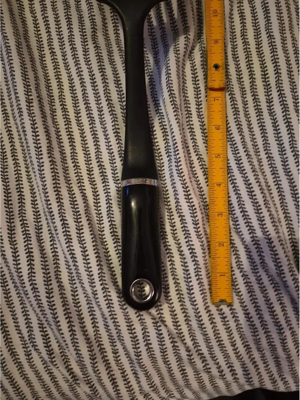 Large Black And Silver 4 Slotted KitchenAid Spatula/Turner 13.5